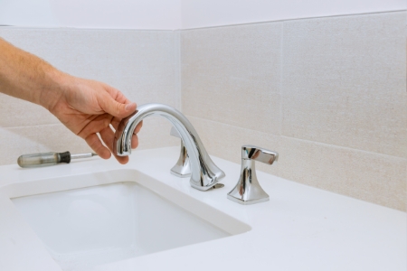 Faucet installation