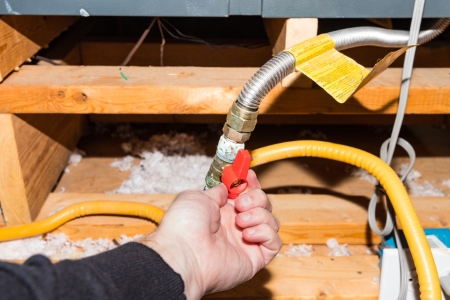 Gas line replacement